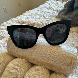 Jimmy Choo Black Wayfarer Sunglasses